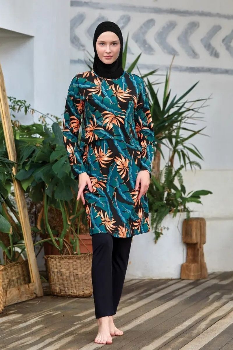 Maresiva Burkini Swimsuit 8008  Voile