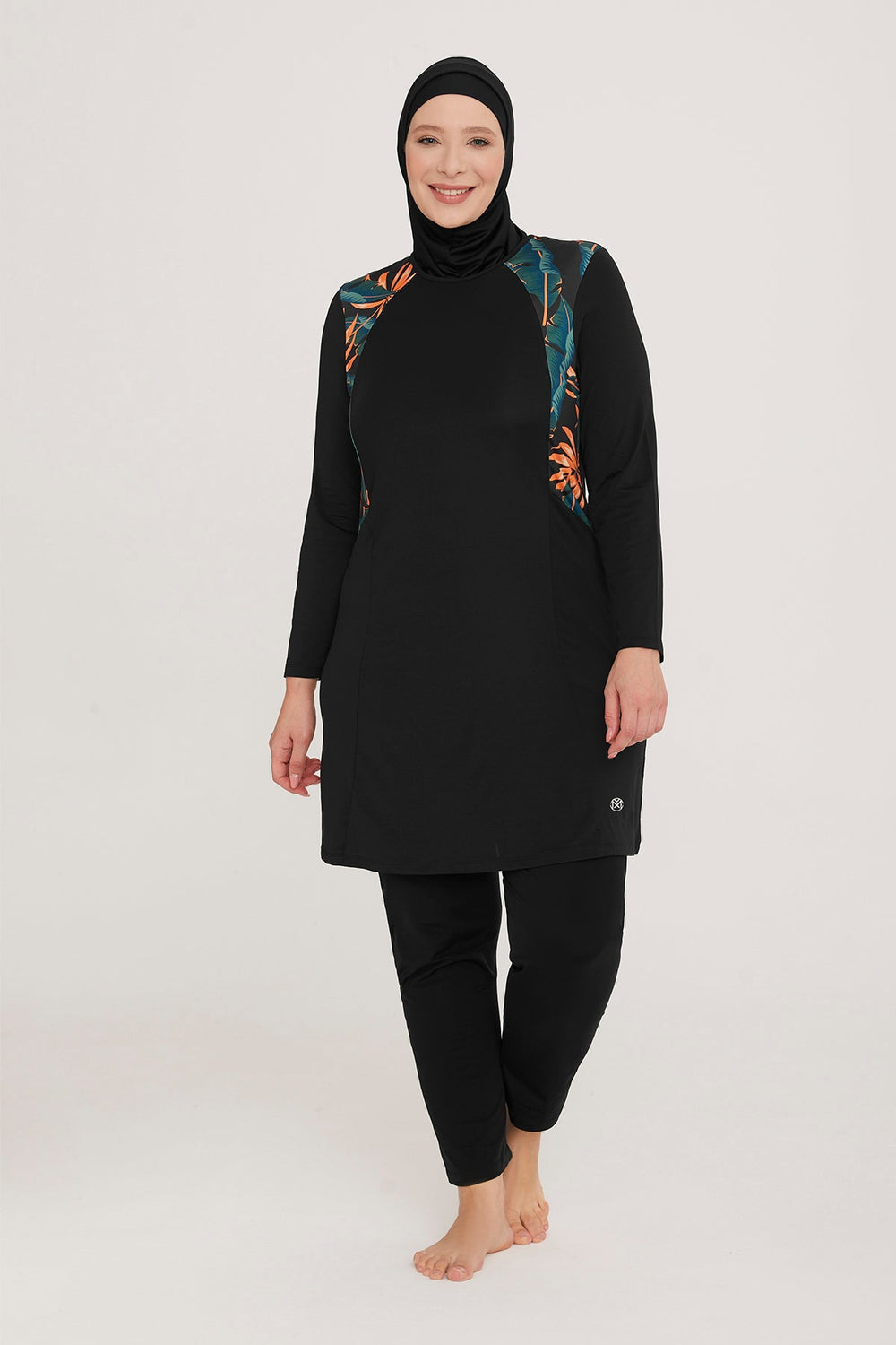 Maresiva Burkini Swimsuit-8102-B Voile