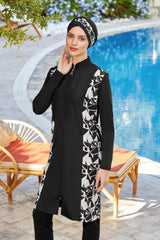 Maresiva Burkini Swimsuit-8240-B  Voile