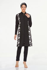 Maresiva Burkini Swimsuit-8240-B Voile