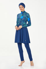 Maresiva Burkini Swimsui-8213 Voile