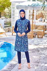 Maresiva Burkini Swimsui-8242 Voile