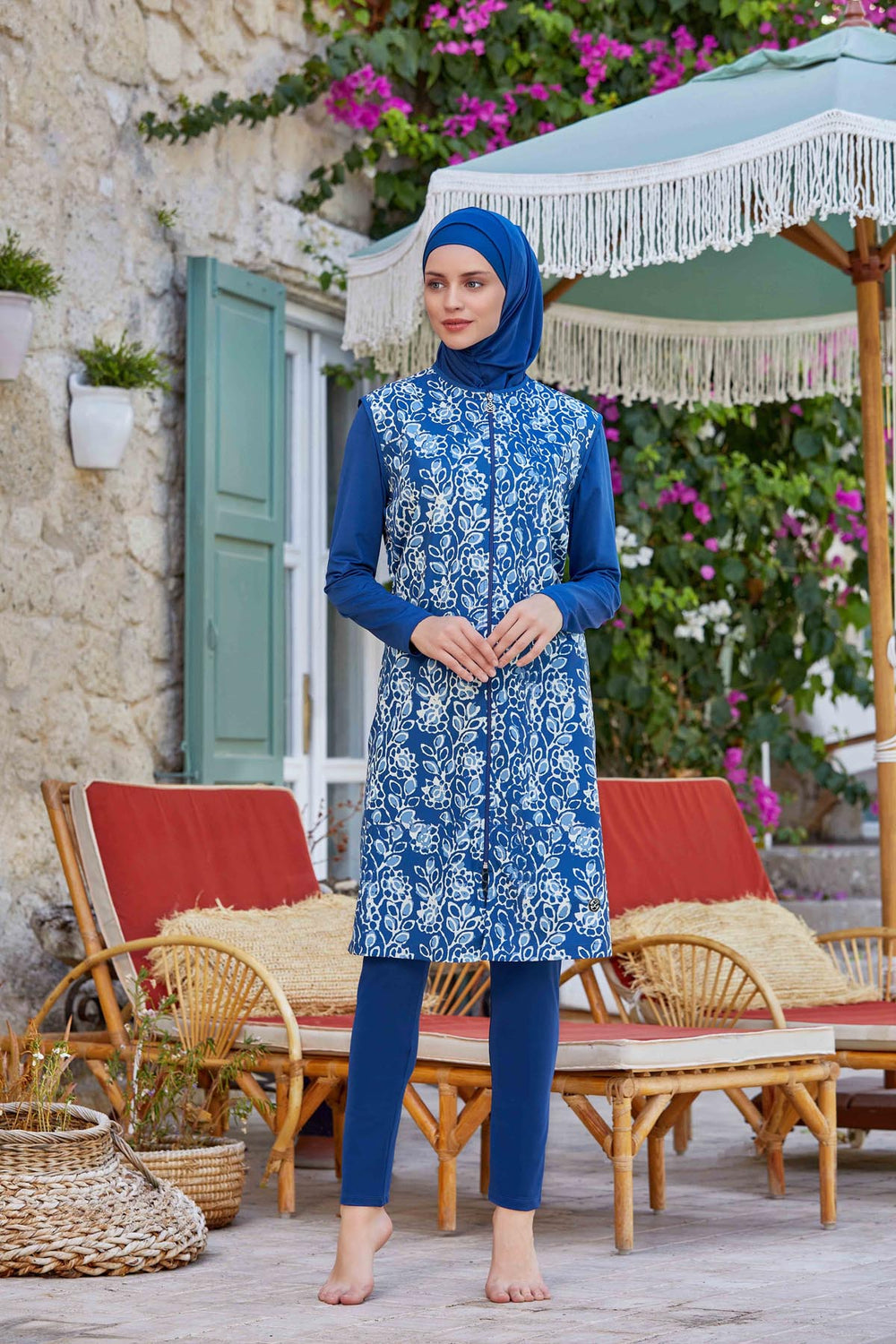 Maresiva Burkini Swimsui-8244-B Voile