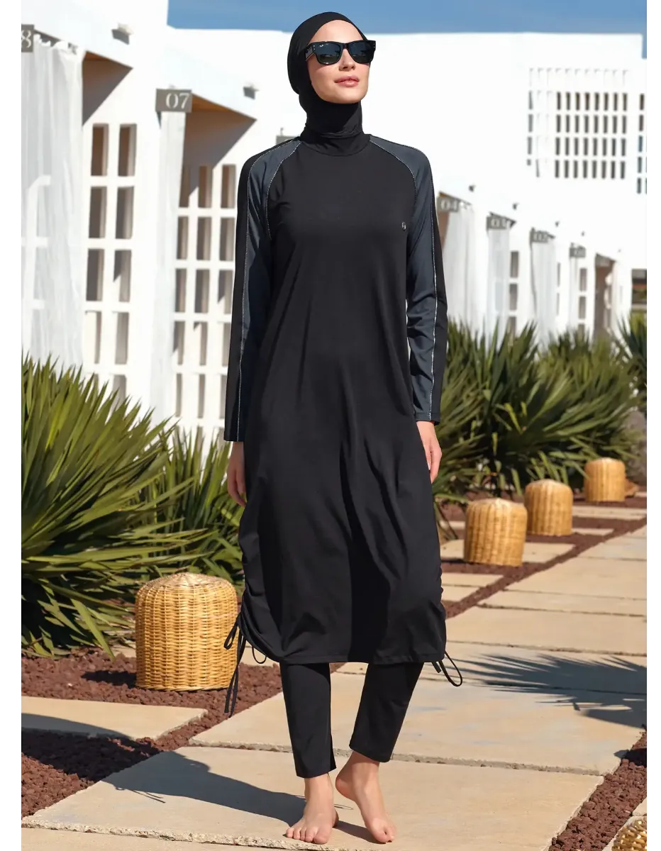 Maresiva Burkini Swimsuit-2116-B Voile