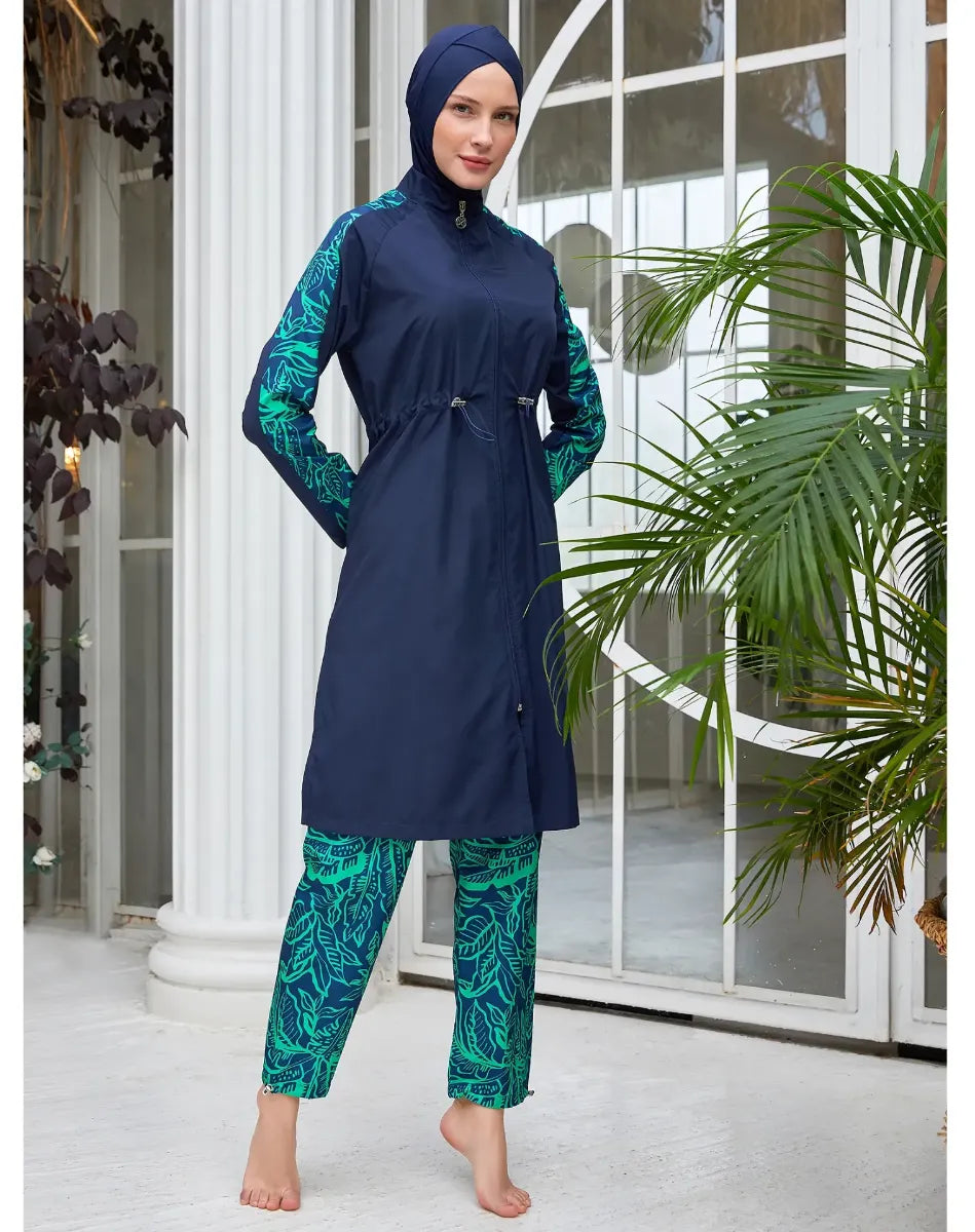 Maresiva Burkini Swimsuit-2503 Voile