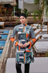 Rozamay Burkini Swimsuit 9023  Voile