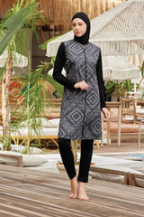 Rozamay Burkini Swimsuit 9035  Voile