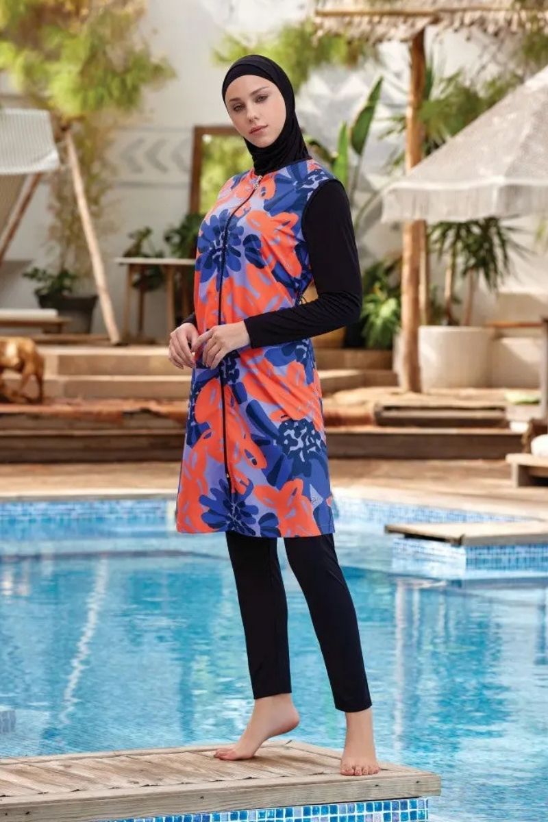 Rozamay Burkini Swimsuit 9046  Voile