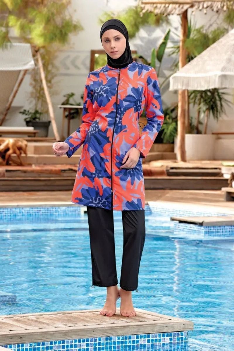Rozamay Burkini Swimsuit 9061  Voile