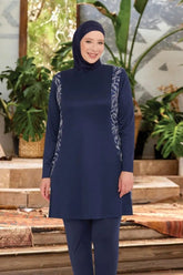 Rozamay Burkini Swimsuit-9102 Voile