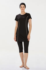 Rozamay Burkini Swimsuit-9091-B Voile