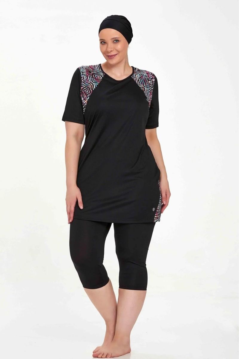 Rozamay Burkini Swimsuit- 9316-B Voile