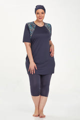 Rozamay Burkini Swimsuit- 9316-B Voile