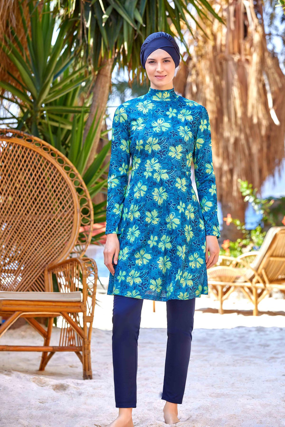 Rozamay Burkini Swimsuit- 9221 Voile