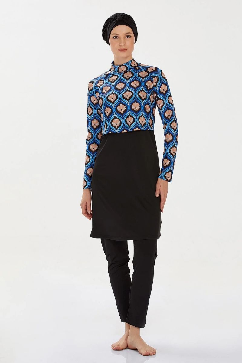 Rozamay Burkini Swimsuit-9233 Voile