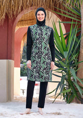 Rozamay Burkini Swimsuit-9261-B Voile