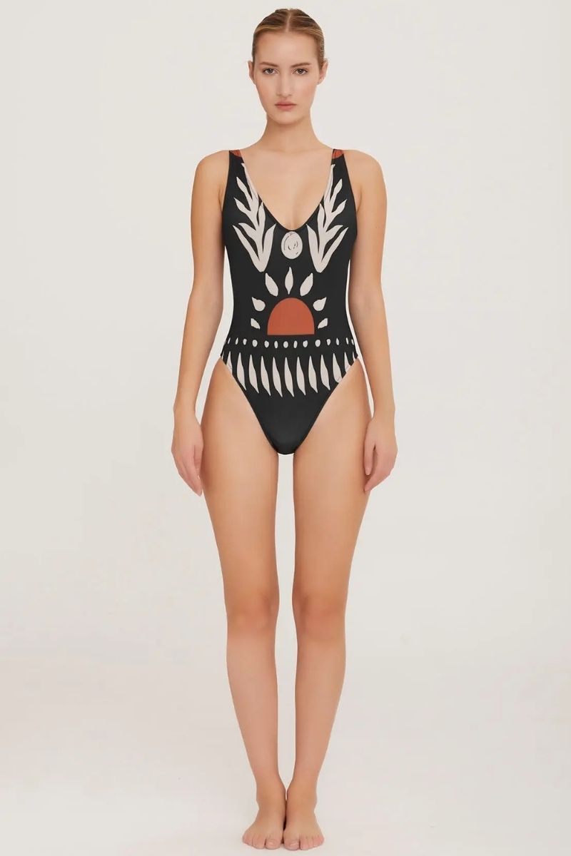 Lapieno Onepiece Swimsuit-3574  Voile