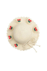 Kids Summer Straw Hat Voile