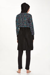 Adasea Burkini Swimsuit- 1407 - Voile Fashion