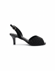 Apolline Kitten Heel Sandals – Slingback UQ