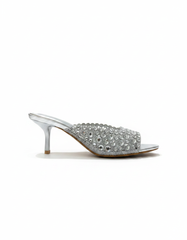 Fleurette Mesh Stiletto Sandals – Open Toe UQ