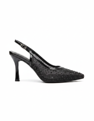 Berenice Mesh Stiletto Heels – Slingback UQ