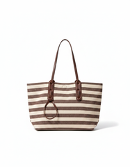 Zoe Textured Large Tote Bag – Double Handle