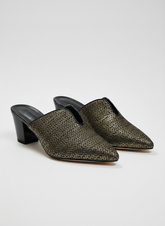Block Heel Mule Hazar