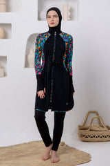 Adasea Burkini Swimsuit-1101 Voile