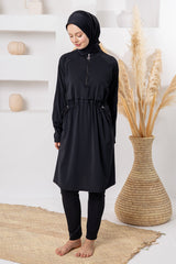 Adasea Burkini Swimsuit-1107 Voile