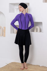 Marine Maxi Burkini – Long Sleeve Voile