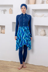 Adasea Burkini Swimsuit-1116 Voile