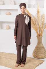 Adasea Burkini Swimsuit-1123 Voile