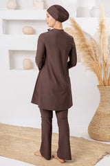 Adasea Burkini Swimsuit-1123 Voile