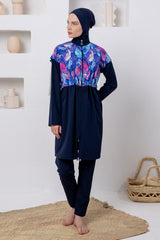 Adasea Burkini Swimsuit-1215 Voile