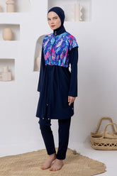 Adasea Burkini Swimsuit-1215 Voile