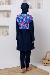 Adasea Burkini Swimsuit-1215 Voile