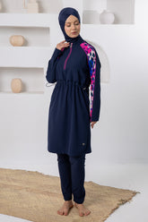 Capucine Watercolor Maxi Burkini – Long Sleeve Voile
