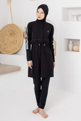 Adasea Burkini Swimsuit-1234 Voile