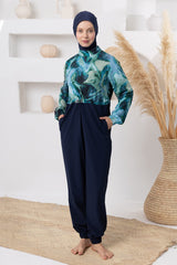 Adasea Burkini Swimsuit-1236 Voile