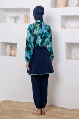 Adasea Burkini Swimsuit-1236 Voile