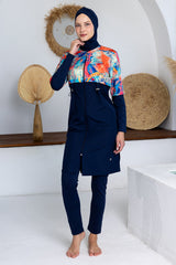 Maresiva Burkini Swimsuit-2402 Voile