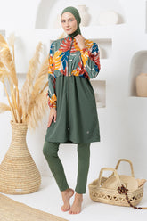 Maresiva Burkini Swimsuit-2411 Voile