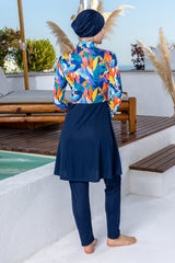 Rozamay Burkini Swimsuit-3107 Voile