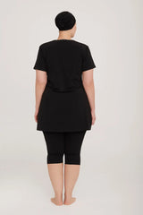 Adasea Burkini Swimsuit-3917-B - Voile