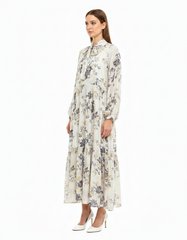 Randa Floral Maxi Dress – V-Neck Elora