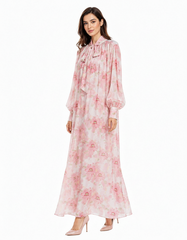 Reem Floral Maxi Dress – Long Sleeve Elora