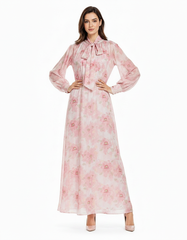 Reem Floral Maxi Dress – Long Sleeve Elora