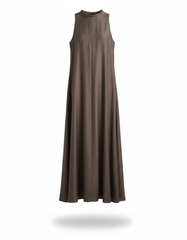 Arwa Viscose Maxi Dress – Sleeveless Elora