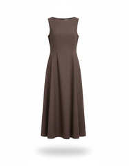Asma Cotton Maxi Dress – Slim Fit Sleeveless Elora
